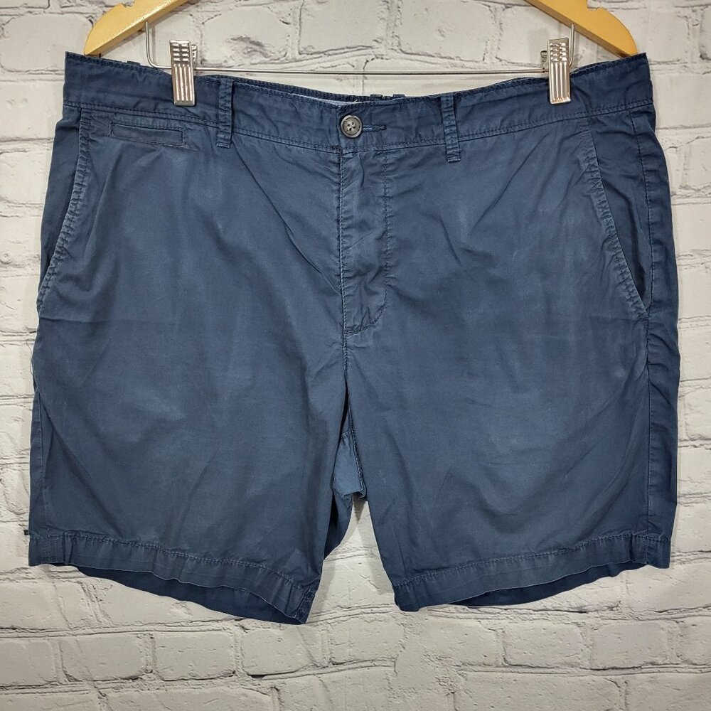 Original Penguin By Munsingwear Mens Blue Chino Shorts Size 38 Cotton Casual Sum